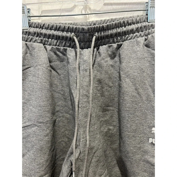 Puma Classics Gray Logo 8 Inch Shorts Baby Mens Size Medium‎ Casual Athletic NWT - Picture 4 of 7